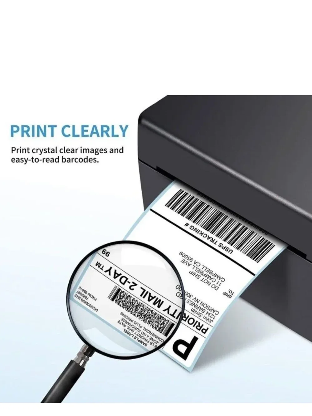 4 Rolls 4x6 Direct Thermal Shipping Labels - 250 per roll - 1000 labels Zebra